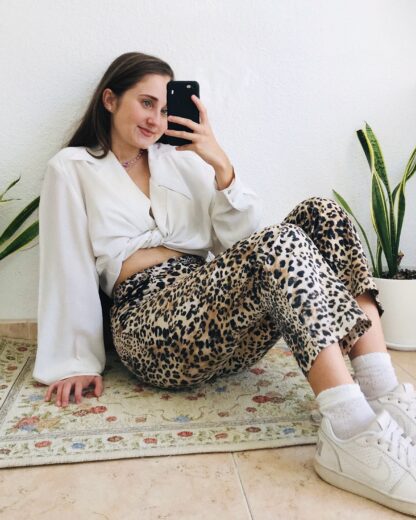 Pantalón leopardo Y2k “Le yeti a Paris” - Imagen 8